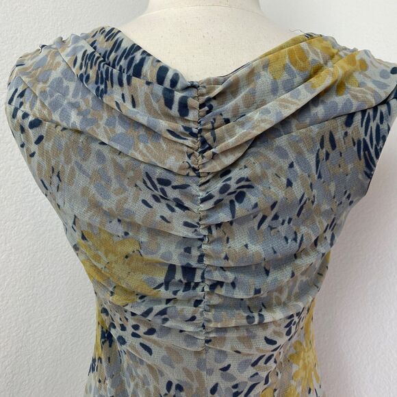 Weston Wear Gray Knit Tank Top Small Ruched Lined Boho Whimsy Fairy Goth USA - Picture 7 of 9